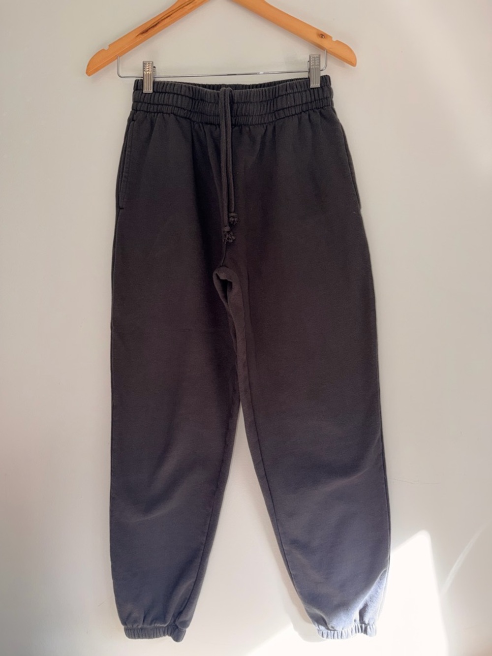 Garage Black Drawstring Sweatpants